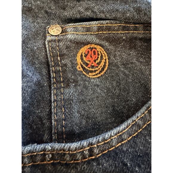 Wrangler 20X Jeans Mens 34x36 Blue Denim Straight Leg Cowboy Western 22MWXSN - Picture 5 of 6